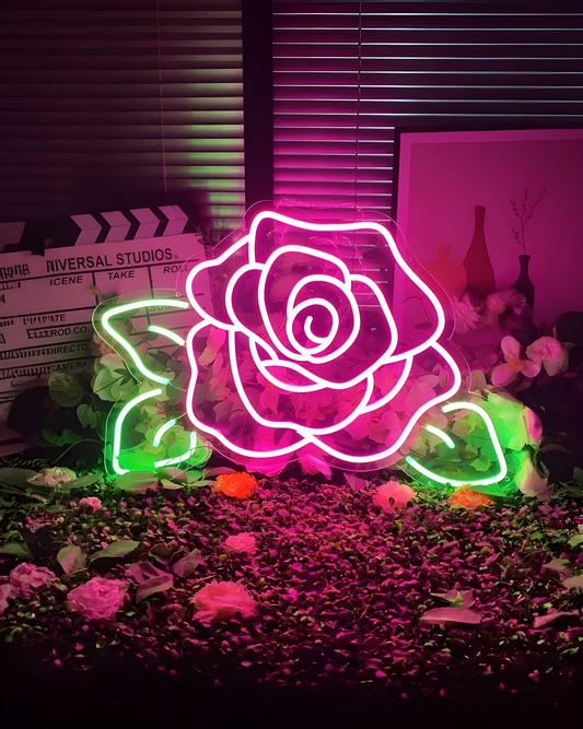 Luz de neón LED de rosa Letrero de neón
