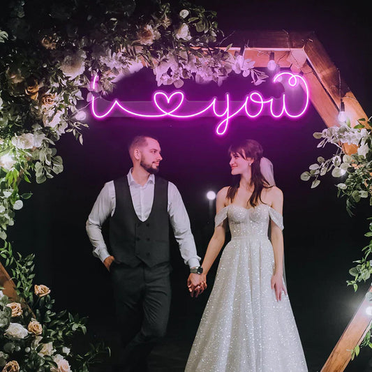 I love you Wedding Decoration LED Neon Sign Light Neon