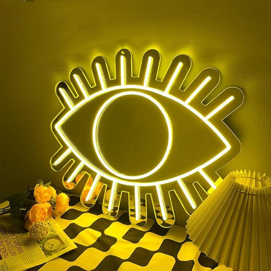Eye Plexi Mirror LED Neon Sign Light Neon