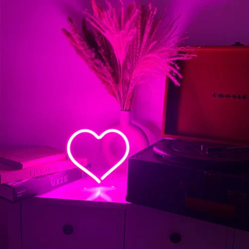 Heart Desktop LED Neon Sign Light Neon