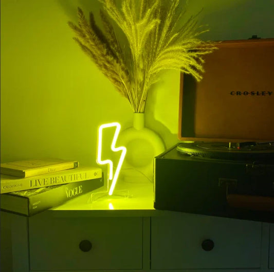 Rayo Escritorio LED Letrero Neón Luz Neón
