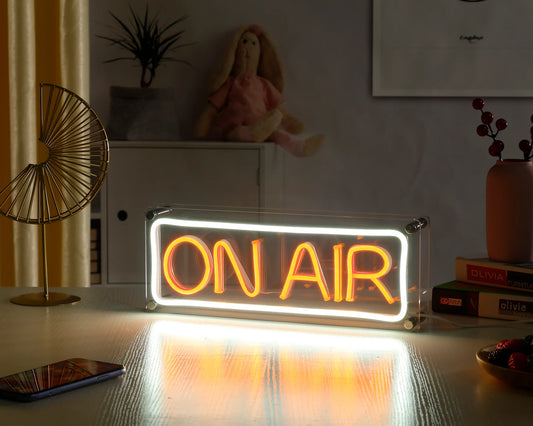 Luz de neón LED de escritorio "En el aire"