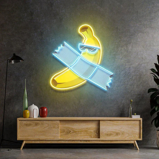 Luz de neón de arte de neón de plátano Letrero de neón LED