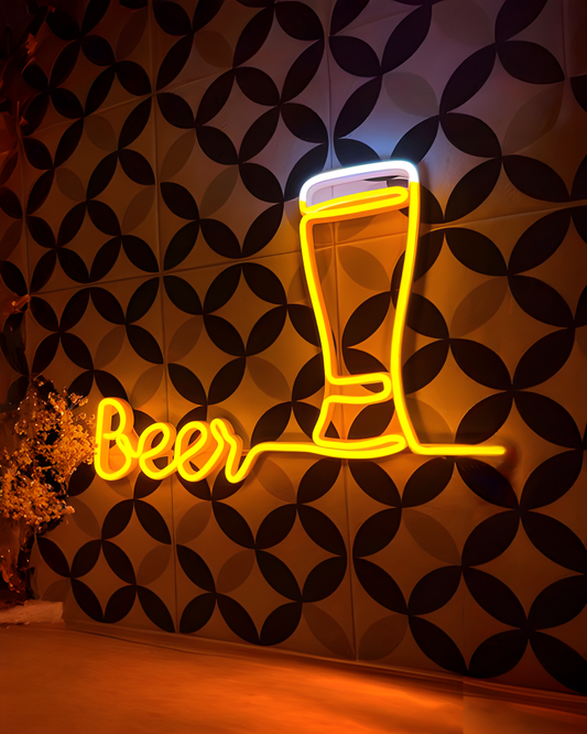 Luz de Neón LED de Cerveza