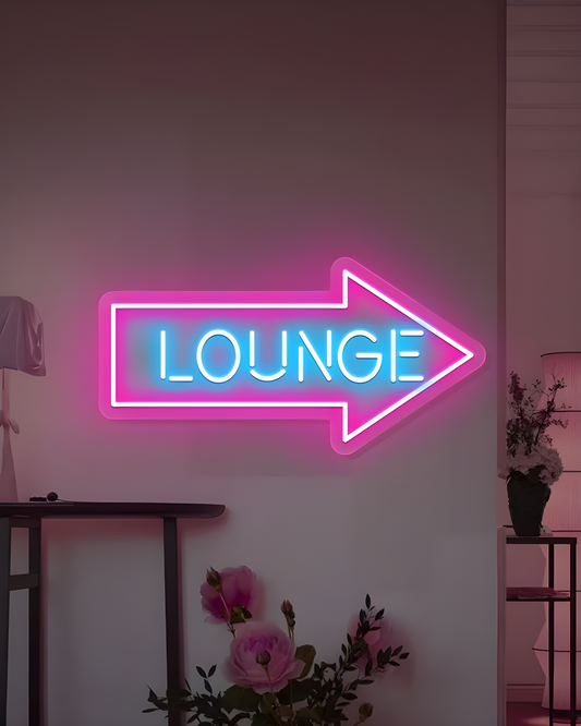 Letrero de neón LED Lounge