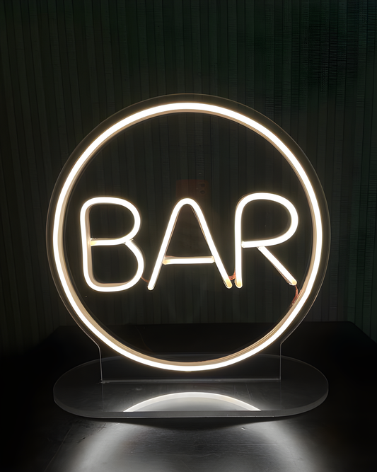 Letrero de neón LED para bar