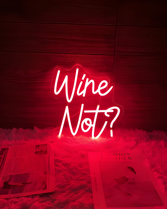 ¿Por qué no vino? Letrero de neón Luz de neón
