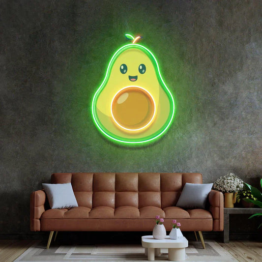 Bebek Aguacate Letrero LED Neón Arte Luz Neón