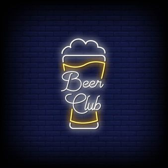 Beer Club LED Neon Sign Light Neon