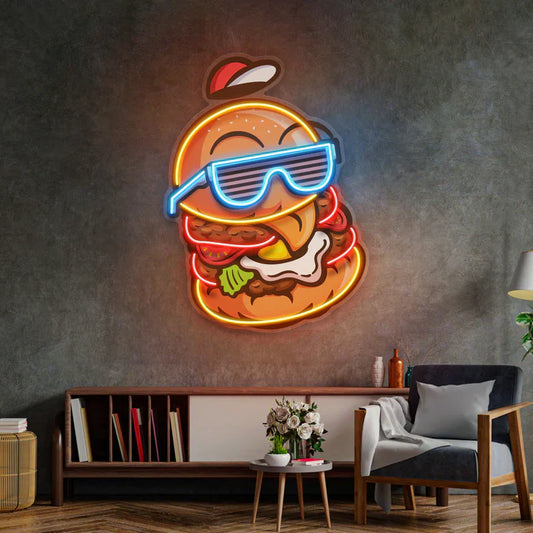 Luz de neón LED para cartel de neón "Cool Burger"