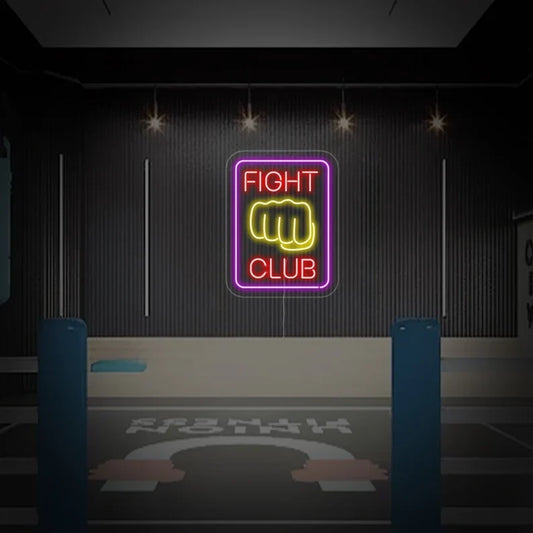 Fight Club LED Neon Sign Light Neon