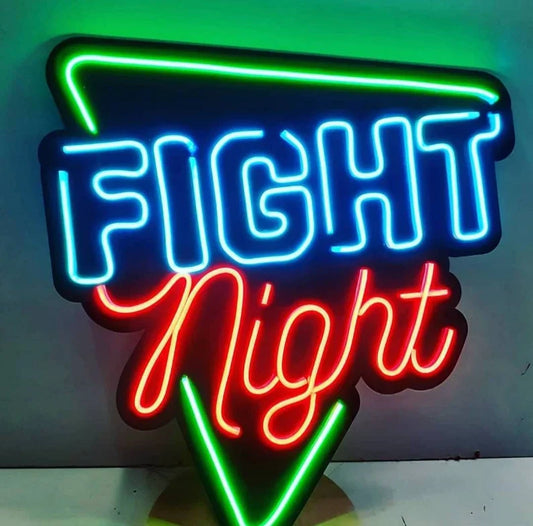 Fight Night LED Neon Sign Light Neon