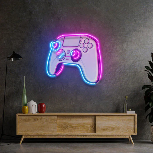 Luz de neón LED con diseño de controlador de juego
