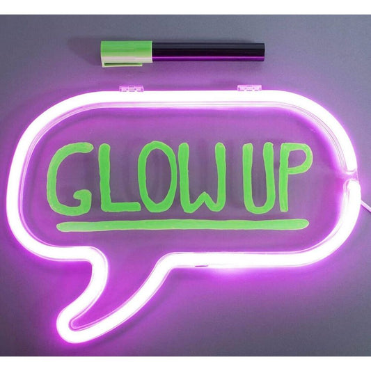 Cartel de neón LED Glow Up