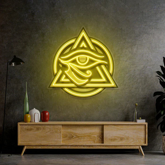 Ojo de Horus Arte Neón Letrero LED Neón