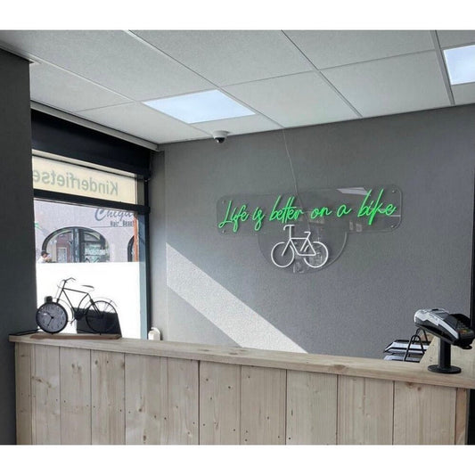 Life is better on a bike LED Neon Sign Light Neon