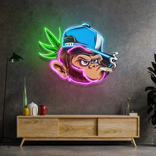 Letrero de neón LED "Naughty Monkey Neon Art"