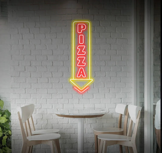 Letrero de neón LED para pizza