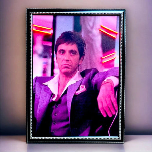 Lienzo LED de neón de Tony Montana