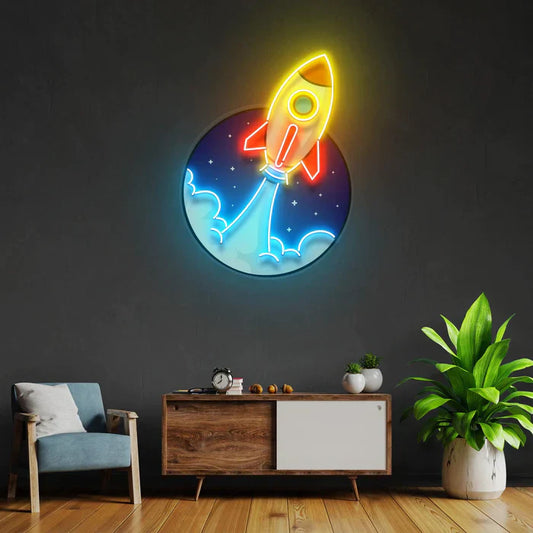 Luz de neón LED con diseño de arte de neón Smoke