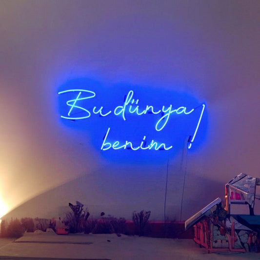 This world is mine! LED Neon Sign Light Neon