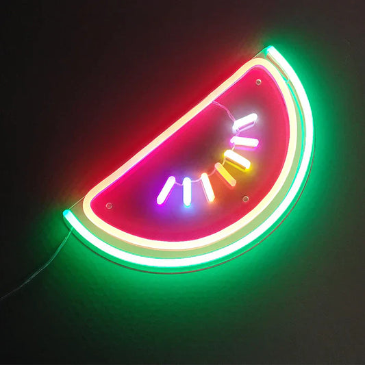 Letrero de neón LED de sandía