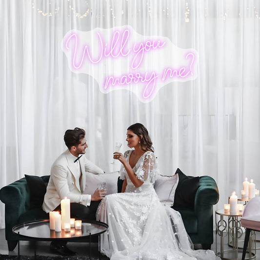 Will you marry me? Wedding Decoration LED Neon Sign Light Neon